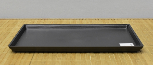 Plastik-Unterteller schwarz, 33x23x2cm